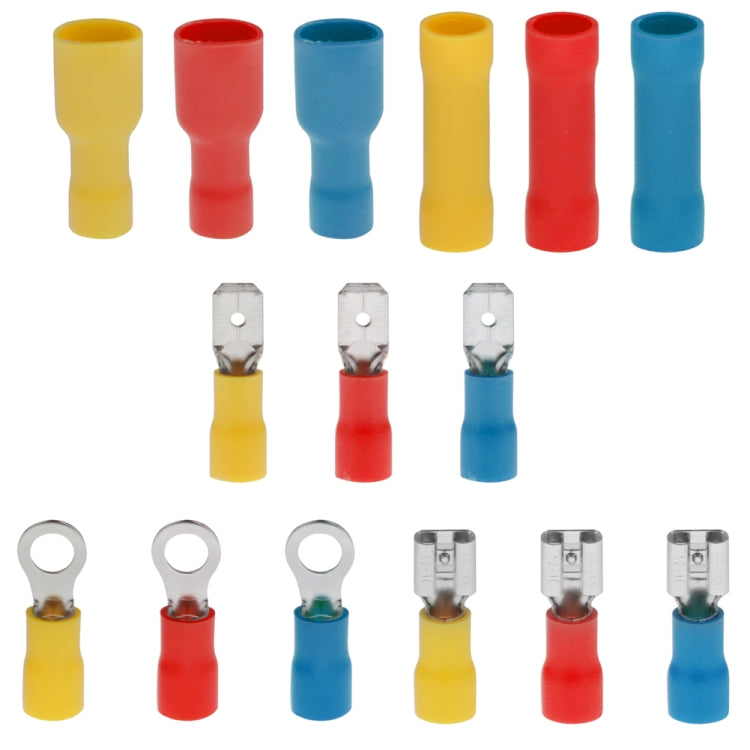 480 PCS Cold Press Electrical Insulated Terminals Crimp Connectors Assortment Kit - In Car by buy2fix | Online Shopping UK | buy2fix
