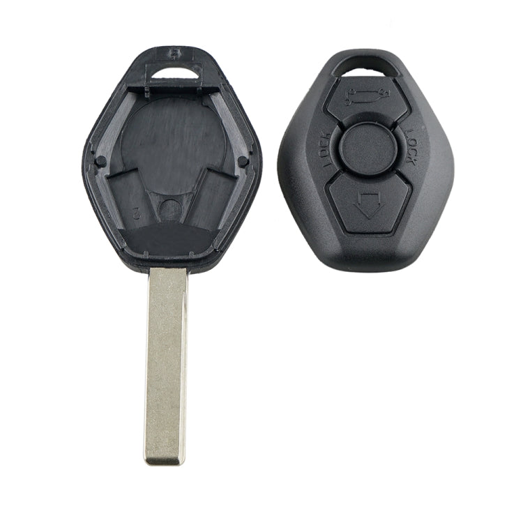 For BMW 1 / 3 / 5 / 6 / 7 Series & X3 / X5 / Z3 / Z4 Car Keys Replacement Car Key Case, with HU92 Blade, without Battery - In Car by buy2fix | Online Shopping UK | buy2fix