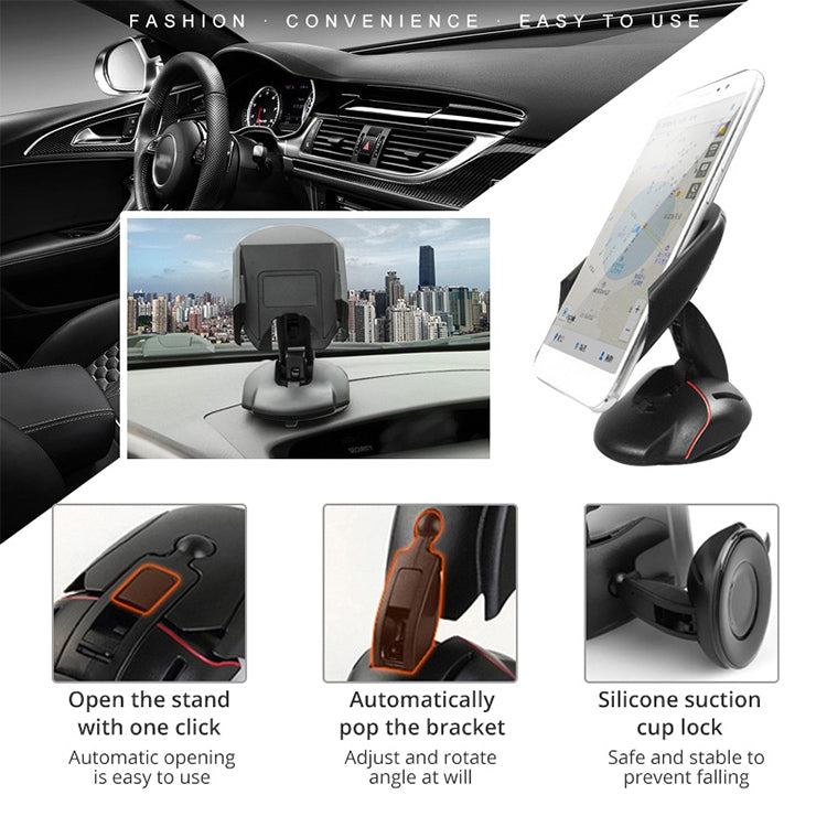 Suction Cup Rotatable Creative Mouse Shaped Car Holder - In Car by buy2fix | Online Shopping UK | buy2fix