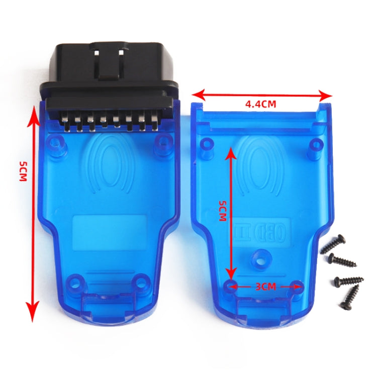 Car OBD 2 Male Connector OBD Plug Fingerprint Case - In Car by buy2fix | Online Shopping UK | buy2fix