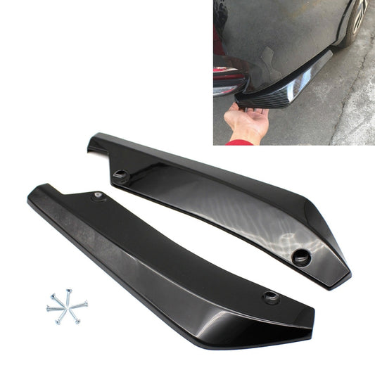 XH-6134 Black Car Universal Modified Rear Spoiler Anti-collision Protector Bar Strip Guard Sticker -  by buy2fix | Online Shopping UK | buy2fix