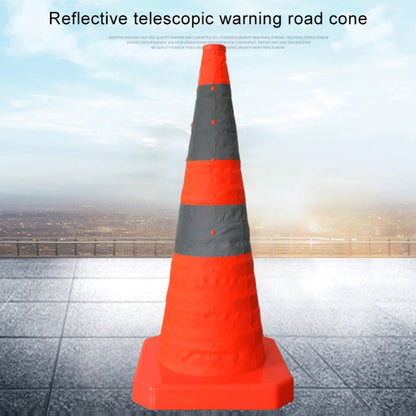 Lift Road Safety Road Cones with Warning Light Height: 70cm - Reflective Material by buy2fix | Online Shopping UK | buy2fix