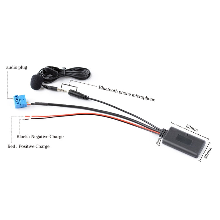 Car AUX Bluetooth Audio Cable Wiring Harness with MIC for Mercedes-Benz CLC SLK SL 2008 Comand NTG 2.5 - In Car by buy2fix | Online Shopping UK | buy2fix