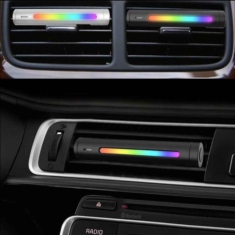 Car RGB Sound Control Pickup 3D Colorful Music USB LED Atmosphere Light (Black) - In Car by buy2fix | Online Shopping UK | buy2fix