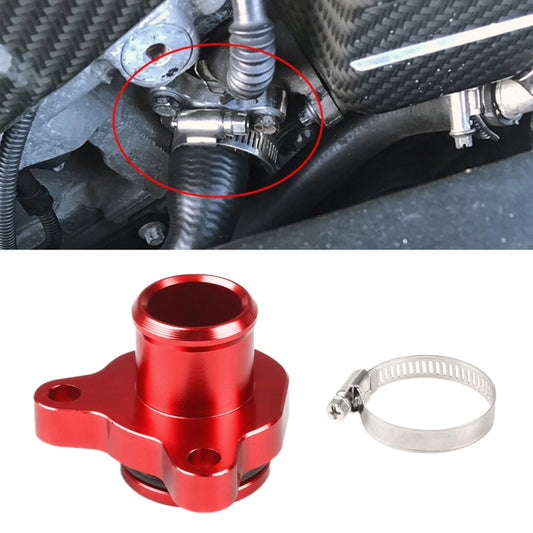 Car Water Hose Joint Pipe Adaptor with Clamps 11537541992 for BMW 335i (Red) - In Car by buy2fix | Online Shopping UK | buy2fix