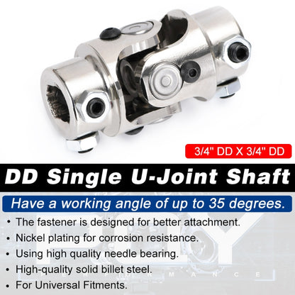 Car Modification 3/4 inch Steering Shaft Universal Joint - In Car by buy2fix | Online Shopping UK | buy2fix