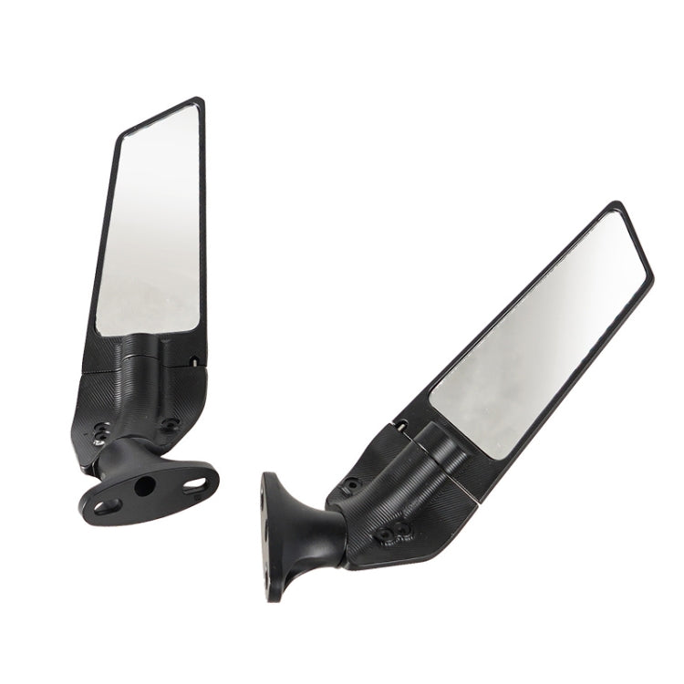 1 Pair Motorcycle Modified Wind Wing Adjustable Rotating Rearview Mirror - In Car by buy2fix | Online Shopping UK | buy2fix