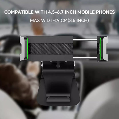 Multifunctional Car Sun Visor Rear Seat Mobile Phone Holder (Grey) - In Car by buy2fix | Online Shopping UK | buy2fix