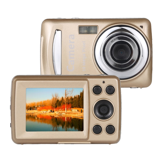 1280x720P HD 4X Digital Zoom 16.0 MP Digital Video Camera Recorder with 2.4 inch TFT Screen(Gold) - Consumer Electronics by buy2fix | Online Shopping UK | buy2fix