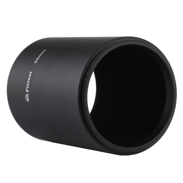 FITTEST 55mm Thread Type Straight Tube Full Metal Lens Hood Shade for Medium Telephoto Lens - Lens Hood by FITTEST | Online Shopping UK | buy2fix