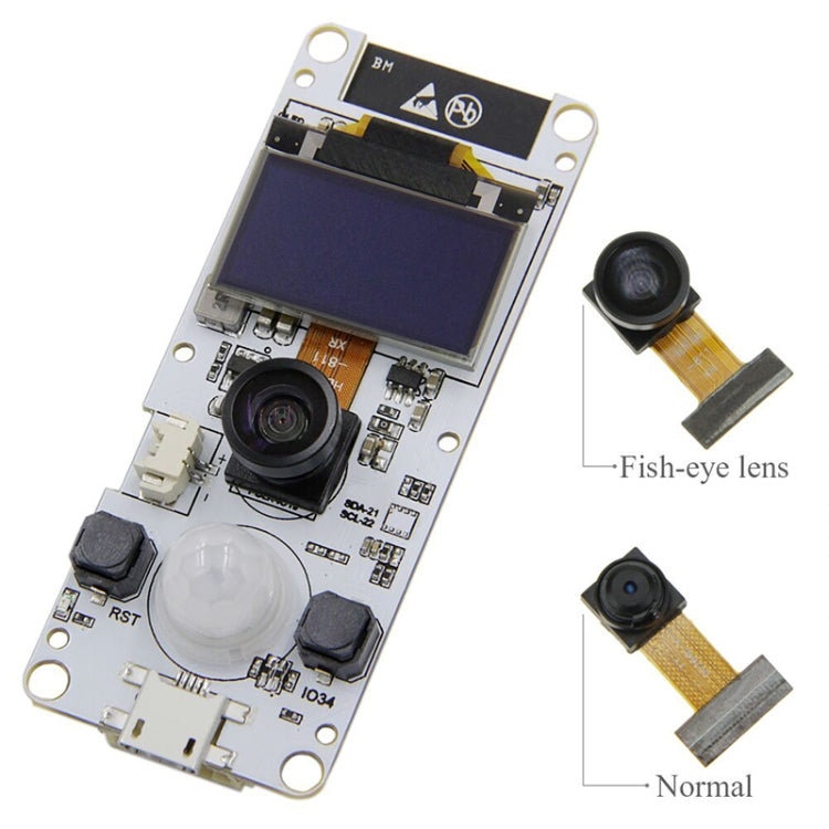 TTGO OV2640 Fisheye Single Lens Camera Module for T-Camera Plus ESP32-DOWDQ6 8MB SPRAM - Module by TTGO | Online Shopping UK | buy2fix