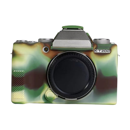 Soft Silicone Protective Case for FUJIFILM X-T200 (Camouflage) - Camera Accessories by buy2fix | Online Shopping UK | buy2fix