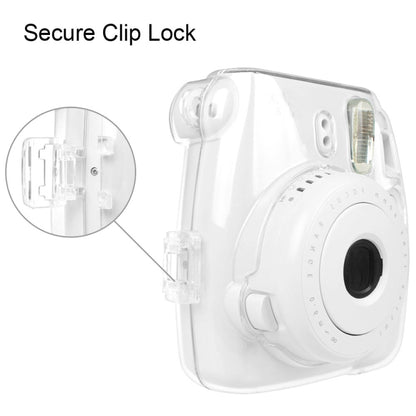 Protective Crystal Shell Case with Strap for FUJIFILM instax mini 9 / mini 8+ / mini 8(Transparent) - Camera Accessories by buy2fix | Online Shopping UK | buy2fix
