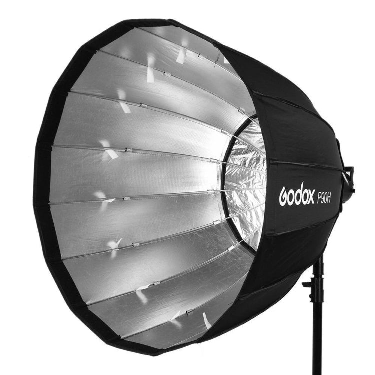 Godox P90H 90cm Deep Parabolic Softbox Reflector Diffuser Studio Light Box (Black) -  by Godox | Online Shopping UK | buy2fix