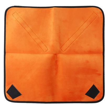 Hundred-folding Cloth Photography Camera SLR Liner Lens Bag Thickening Wrapped Cloth Plus Velvet, Size: 50x50cm (Orange) - Camera Accessories by buy2fix | Online Shopping UK | buy2fix