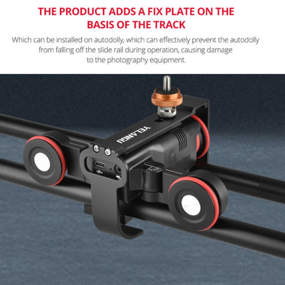 YELANGU L50E 60cm Splicing Camera Slider Dolly Rail + L5i Dolly Car - Camera Accessories by YELANGU | Online Shopping UK | buy2fix