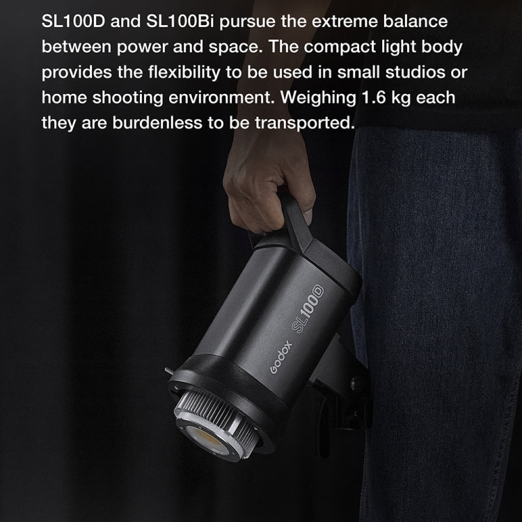 Godox SL100D 100W 5600K Daylight-balanced LED Light Studio Continuous Photo Video Light(AU Plug) - Shoe Mount Flashes by Godox | Online Shopping UK | buy2fix