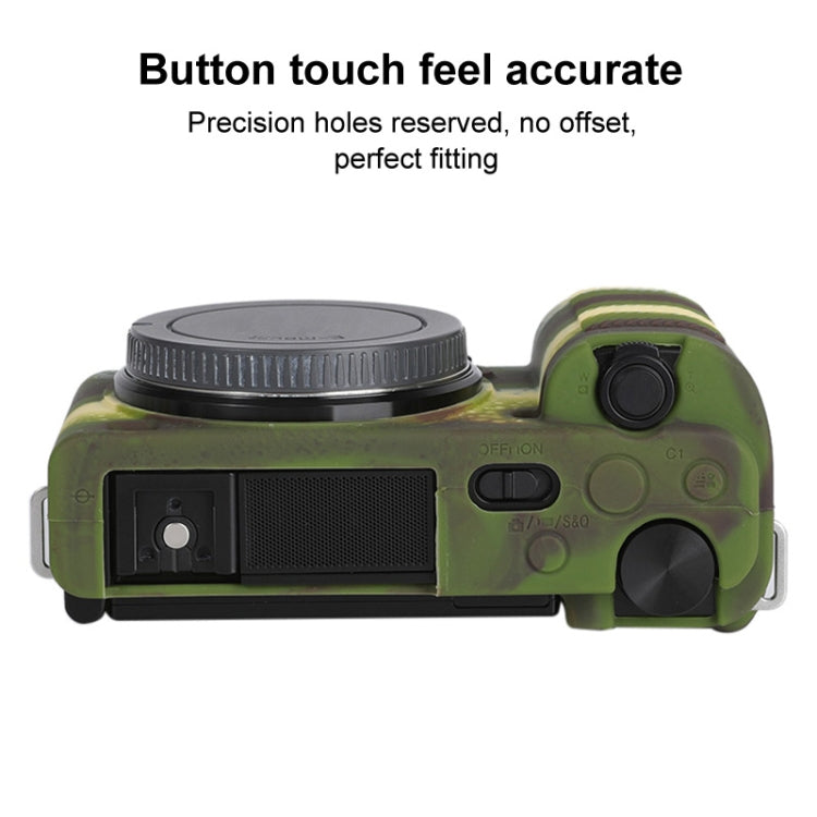 For Sony ZV-E10 Soft Silicone Protective Case (Camouflage) - Camera Accessories by buy2fix | Online Shopping UK | buy2fix