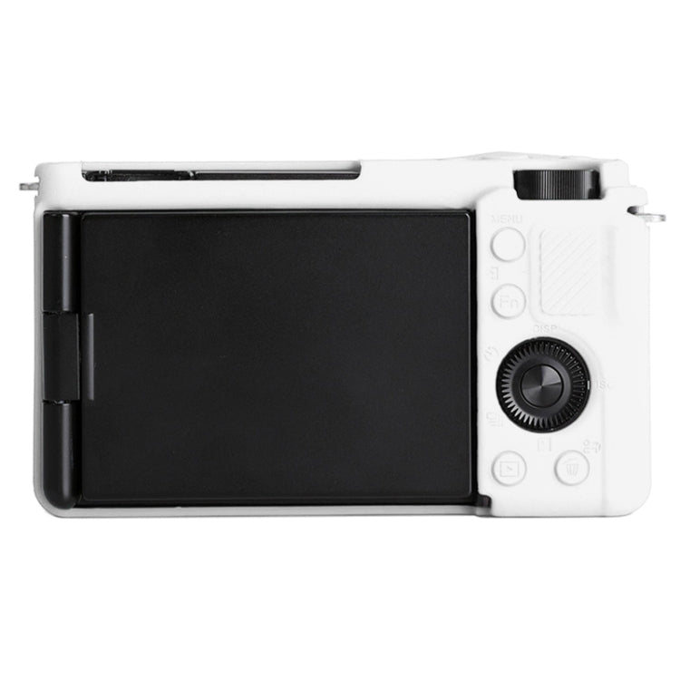 For Sony ZV-E10 Soft Silicone Protective Case (White) - Camera Accessories by buy2fix | Online Shopping UK | buy2fix