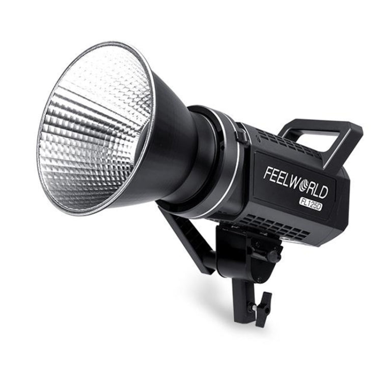 FEELWORLD FL125D 125W Daylight Point Source Video Light, Bluetooth APP Control(UK Plug) - Shoe Mount Flashes by FEELWORLD | Online Shopping UK | buy2fix