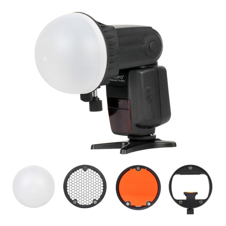 TRIOPO TR-08 Flash Speedlite Honeycomb Magnet Fixing Softbox Kits with 4 x Magnetic Color Filters - Camera Accessories by TRIOPO | Online Shopping UK | buy2fix