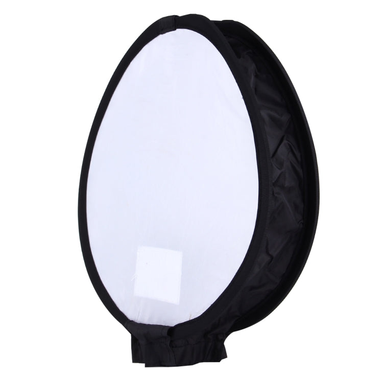 30cm Universal Round Style Flash Folding Soft Box, Without Flash Light Holder(Black + White) - Camera Accessories by buy2fix | Online Shopping UK | buy2fix