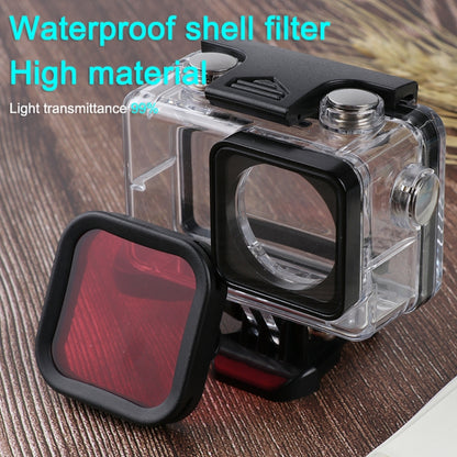 For DJI Osmo Action Underwater Waterproof Housing Diving Case Kits with Pink / Red / Purple Lens Filter - DJI & GoPro Accessories by buy2fix | Online Shopping UK | buy2fix