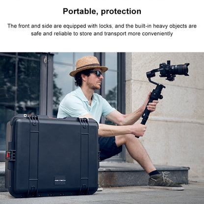 PGYTECH P-RH-001 Shockproof Waterproof Explosion-proof Hard Box Carrying Case for DJI Ronin-S, Size: 63.4x50.3cm(Black) -  by PGYTECH | Online Shopping UK | buy2fix