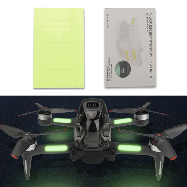 RCSTQ 2 PCS Luminous Sticker Night Flight Sticker for DJI FPV Drone - DJI & GoPro Accessories by RCSTQ | Online Shopping UK | buy2fix