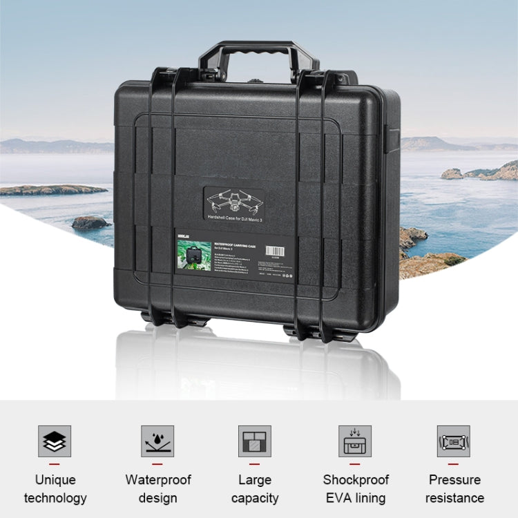 STARTRC 1110290 ABS Waterproof Shockproof Suitcase Storage Box for DJI Mavic 3 (Black) - Backpacks & Bags by STARTRC | Online Shopping UK | buy2fix