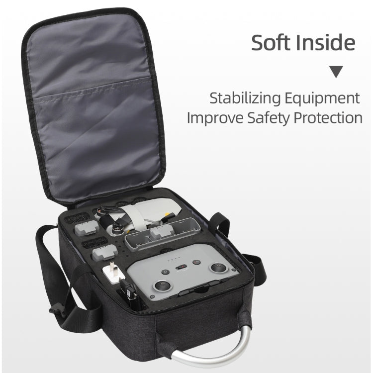 For DJI Mini 2 SE Shockproof Single Shoulder Storage Carrying Case Box Bag, Size: 30 x 22 x 8.5cm (Black) - Carry Cases & Bags by buy2fix | Online Shopping UK | buy2fix