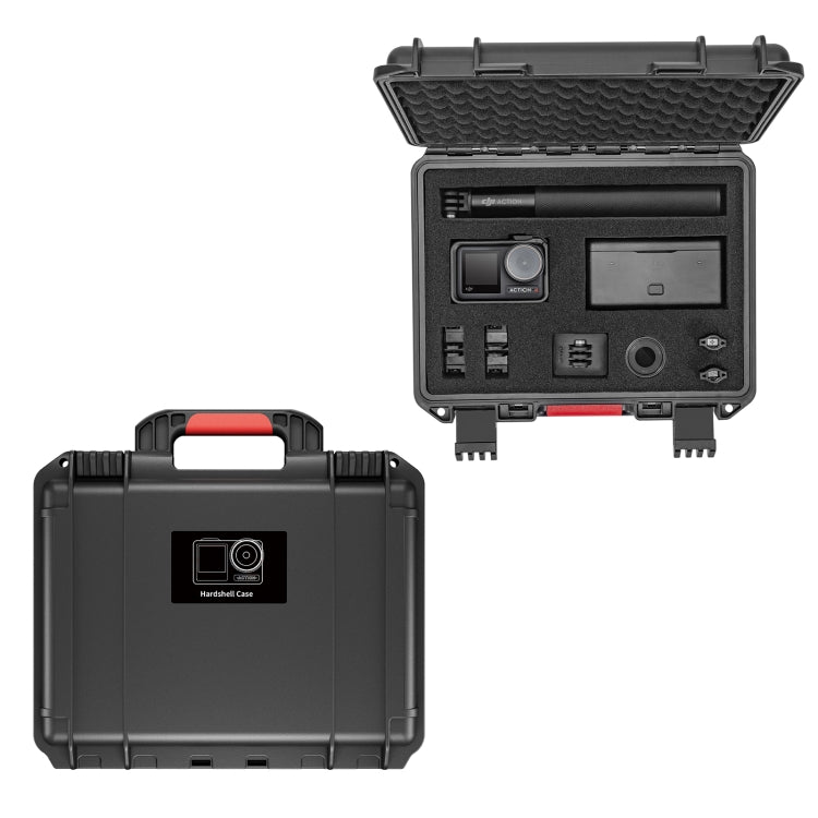 For DJI Action 5 Pro / 4 / 3 STARTRC Waterproof PP Full Kit Suitcase Storage Box (Black) - Case & Bags by STARTRC | Online Shopping UK | buy2fix