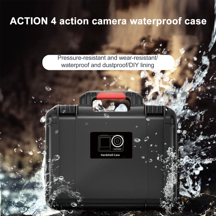 For DJI Action 5 Pro / 4 / 3 STARTRC Waterproof PP Full Kit Suitcase Storage Box (Black) - Case & Bags by STARTRC | Online Shopping UK | buy2fix