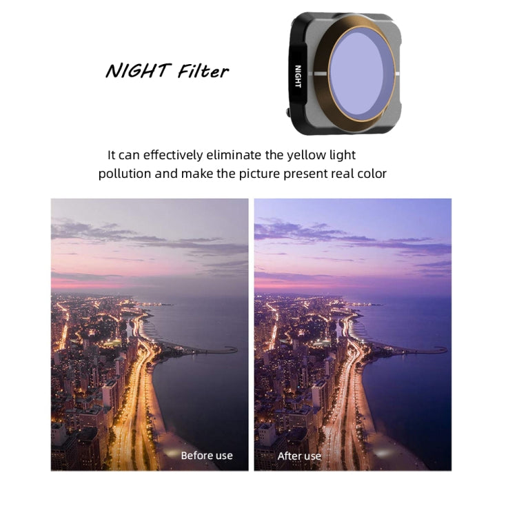 JSR Drone 8 in 1 UV+CPL+ND8+ND16+ND32+ND64+NIGHT+STAR Lens Filter for DJI MAVIC Air 2 - DJI & GoPro Accessories by JSR | Online Shopping UK | buy2fix