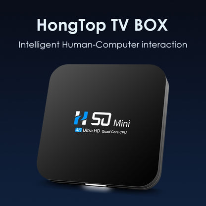 H50 Mini 4K Smart Network TV Box, Android 10.0, RK3318 Quad Core, 2GB+32GB, AU Plug - Consumer Electronics by buy2fix | Online Shopping UK | buy2fix