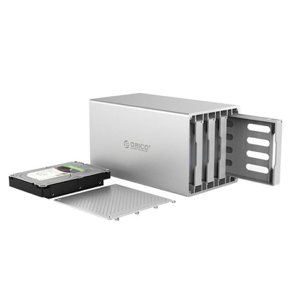 ORICO Honeycomb Series WS400U3 SATA 3.5 inch USB 3.0 4 Bays Aluminum Alloy HDD / SSD Enclosure, The Maximum Support Capacity: 40TB - HDD Enclosure by ORICO | Online Shopping UK | buy2fix