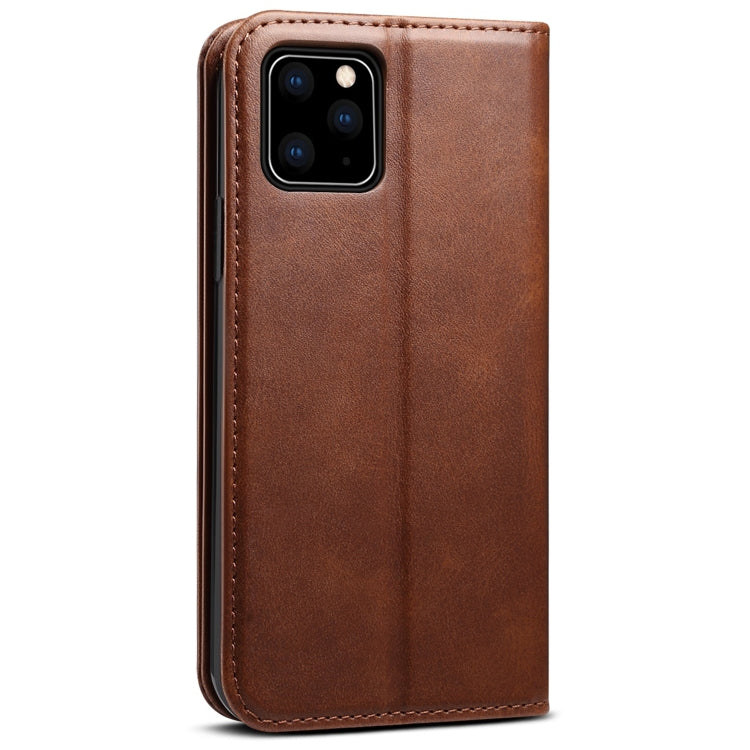 Suteni Calf Texture Horizontal Flip Leather Case with Holder & Card Slots & Wallet for iPhone 11 Pro Max(Brown) - iPhone 11 Pro Max Cases by Suteni | Online Shopping UK | buy2fix