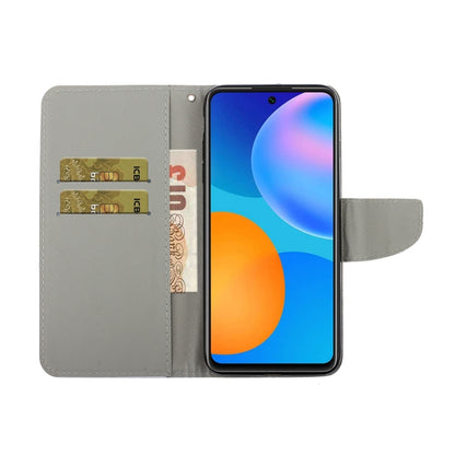 Colored Drawing Horizontal Flip Leather Case with Holder & Card Slot & Wallet For Huawei P Smart 2021 / Y7a(Blue Coconut Grove) - Huawei Cases by idewei | Online Shopping UK | buy2fix