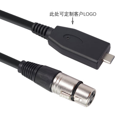 TY18 USB-C / Type-C Male to Cannon Female Microphone Recording Cable, Cable Length:2m - Consumer Electronics by buy2fix | Online Shopping UK | buy2fix