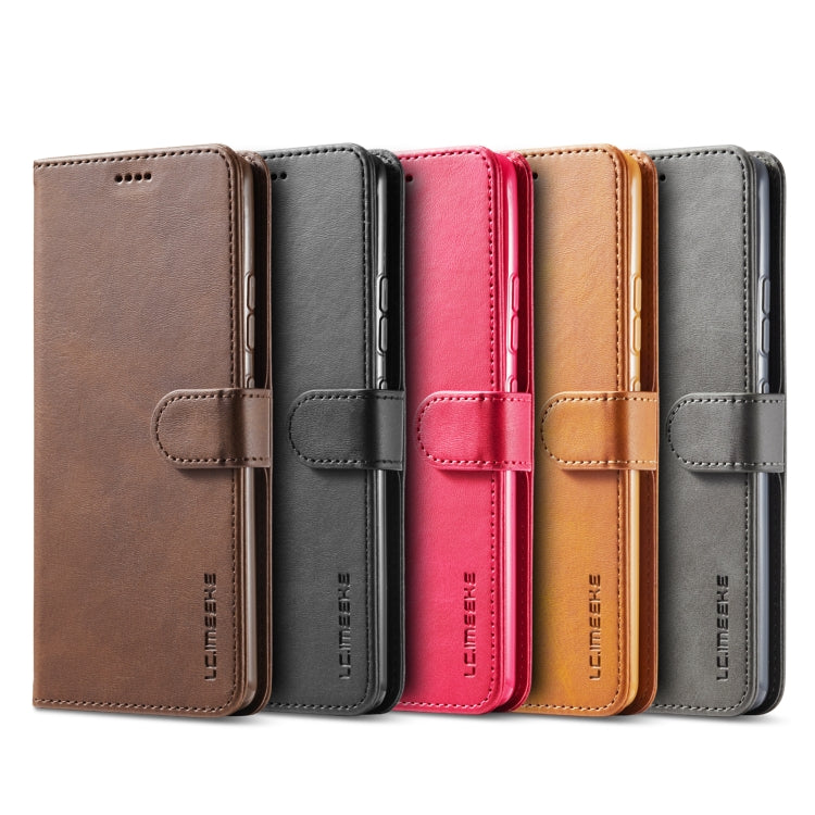 For Xiaomi Mi 10 5G / Mi 10T Pro 5G LC.IMEEKE Calf Texture Horizontal Flip Leather Case with Holder & Card Slots & Wallet(Brown) - Xiaomi Cases by LC.IMEEKE | Online Shopping UK | buy2fix