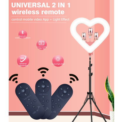 RK51 51cm Heart Shape Live Broadcast Beauty Ring Selfie Fill Light without Tripod - Consumer Electronics by buy2fix | Online Shopping UK | buy2fix