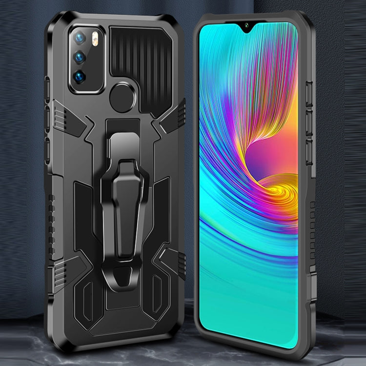 For OPPO Reno5 5G Machine Armor Warrior Shockproof PC + TPU Protective Case(Royal Blue) - OPPO & vivo Accessories by buy2fix | Online Shopping UK | buy2fix