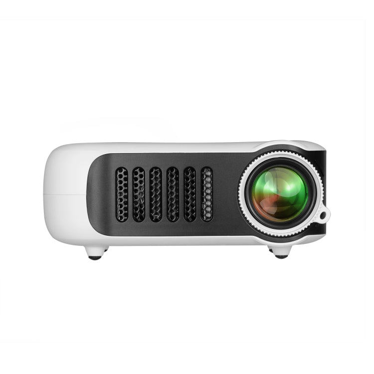 TRANSJEE A2000 320x240P 1000 ANSI Lumens Mini Home Theater HD Digital Projector, Plug Type: US Plug(White) - Consumer Electronics by buy2fix | Online Shopping UK | buy2fix