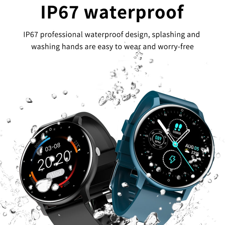 ZL02 1.28 inch Touch Screen IP67 Waterproof Smart Watch, Support Blood Pressure Monitoring / Sleep Monitoring / Heart Rate Monitoring(Blue) - Smart Wear by buy2fix | Online Shopping UK | buy2fix