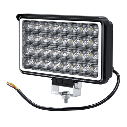 WUPP CS-1242A1 Car 4 inch Square 32LEDs Highlight Work Light Modified Front Bumper Lamp Spotlight - Work Lights by WUPP | Online Shopping UK | buy2fix