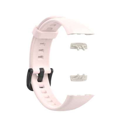 For Huawei Honor Band 6 TPU Watch Band, Size: One Size(Light Pink) - Smart Wear by buy2fix | Online Shopping UK | buy2fix