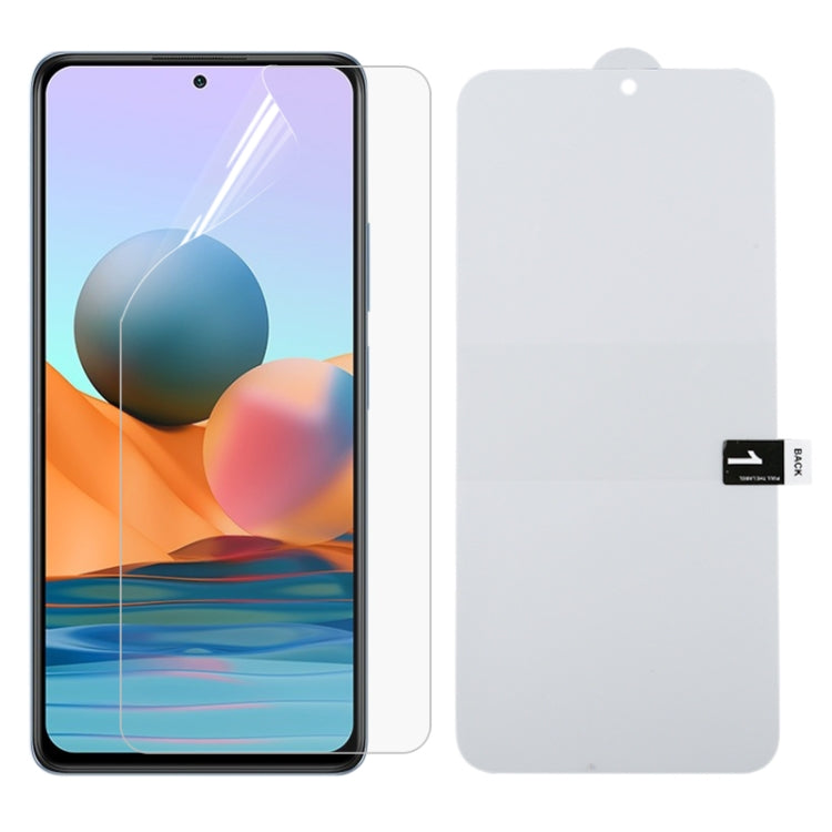 For Xiaomi Redmi Note 10 Pro / 10 Pro Max Full Screen Protector Explosion-proof Hydrogel Film - Mobile Accessories by buy2fix | Online Shopping UK | buy2fix