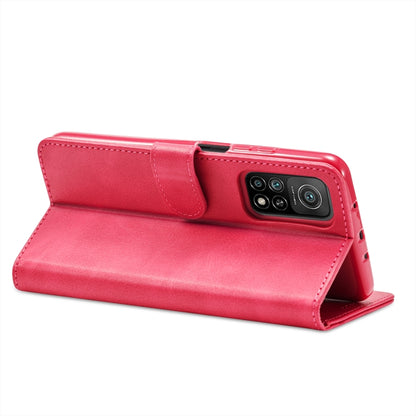 For Xiaomi Redmi Note 10 / Note 10S LC.IMEEKE Calf Texture Horizontal Flip Leather Case with Holder & Card Slots & Wallet(Red) - Xiaomi Cases by LC.IMEEKE | Online Shopping UK | buy2fix