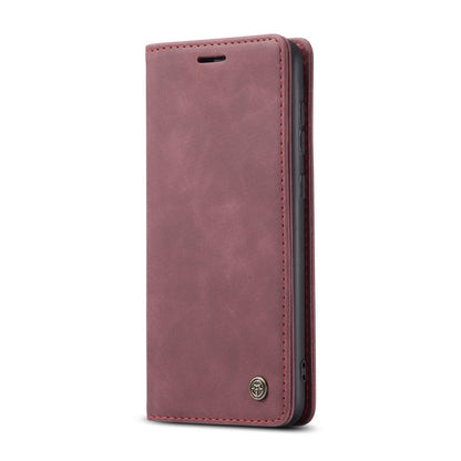 For Samsung Galaxy S21 FE CaseMe 013 Multifunctional Horizontal Flip Leather Case, with Card Slot & Holder & Wallet(Wine Red) - Galaxy Phone Cases by CaseMe | Online Shopping UK | buy2fix