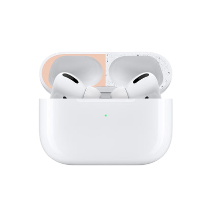 For Apple AirPods Pro Wireless Earphone Protective Case Metal Protective Sticker(Green) - Protective Sticker by buy2fix | Online Shopping UK | buy2fix